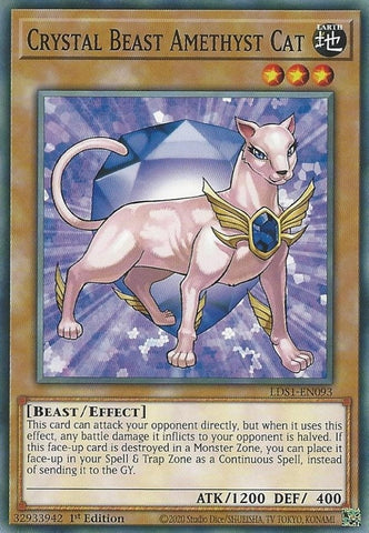 Crystal Beast Amethyst Cat (LDS1-EN093) [LDS1]