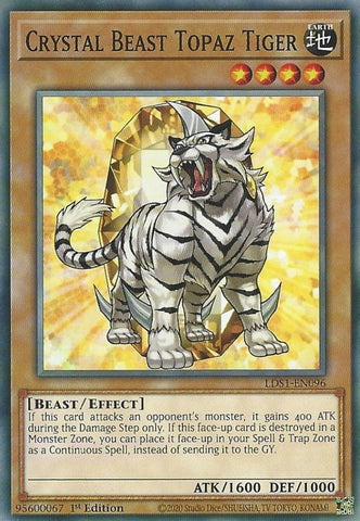 Crystal Beast Topaz Tiger (LDS1-EN096) [LDS1]