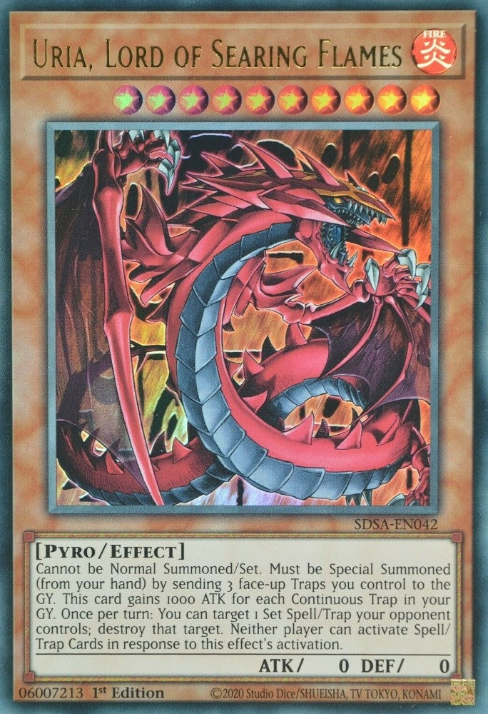 Uria Lord of Searing Flames (SDSA-EN042) [SDSA]