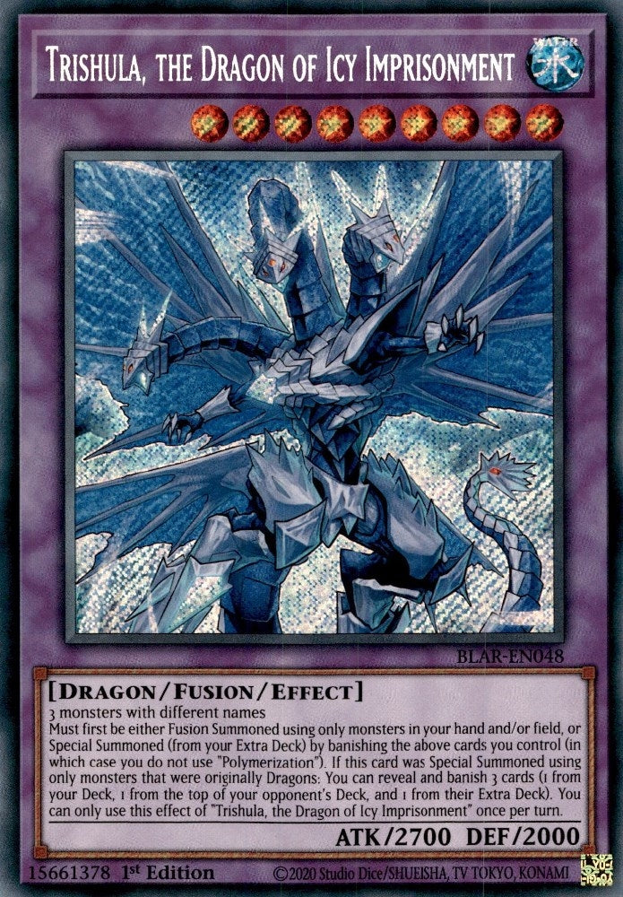 Trishula the Dragon of Icy Imprisonment (BLAR-EN048) [BLAR]