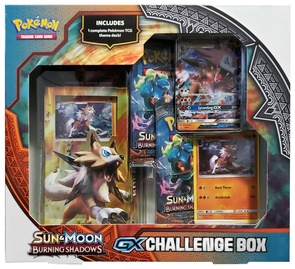 Sun & Moon: Burning Shadows - Challenge Box (Lycanroc GX)