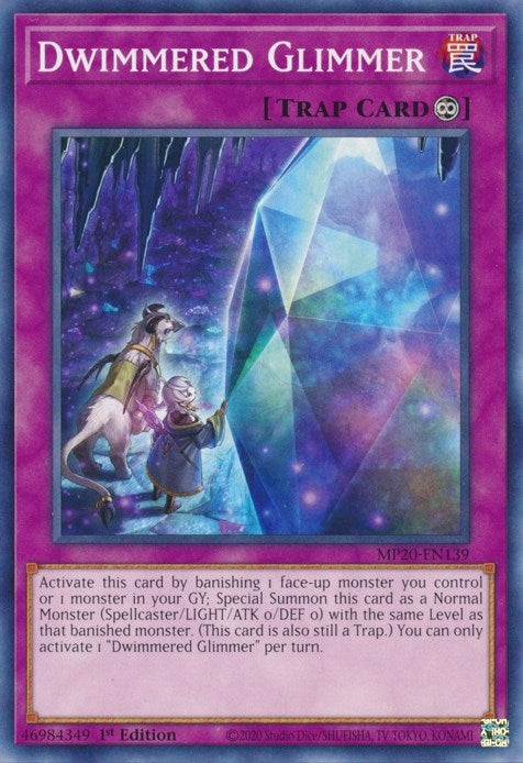 Dwimmered Glimmer (MP20-EN139) [MP20]