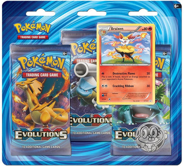 XY: Evolutions - 3-Pack Blister (Braixen)