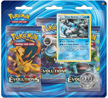 XY: Evolutions - 3-Pack Blister (Black Kyurem)