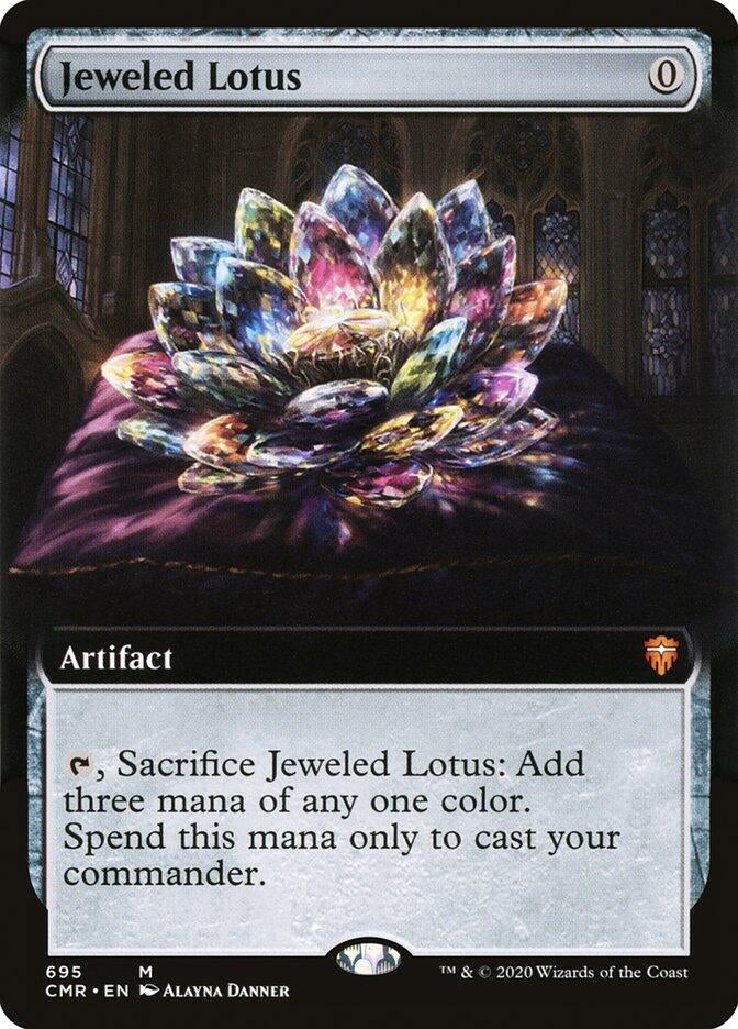 Jeweled Lotus Extended Art (695) [CMR]