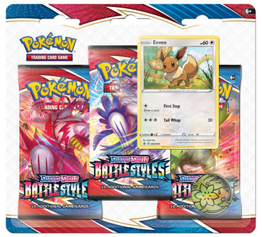 Sword & Shield: Battle Styles - 3-Pack Blister (Eevee)