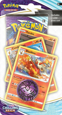 Sword & Shield: Chilling Reign - Single Pack Blister (Blaziken, Combusken, Torchic)