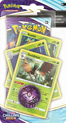 Sword & Shield: Chilling Reign - Single Pack Blister (Decidueye, Dartrix, Rowlet)