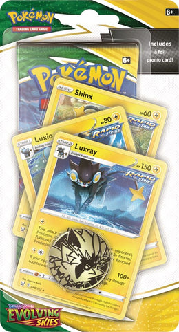 Sword & Shield: Evolving Skies - Single Pack Blister (Luxray, Luxio, Shinx)