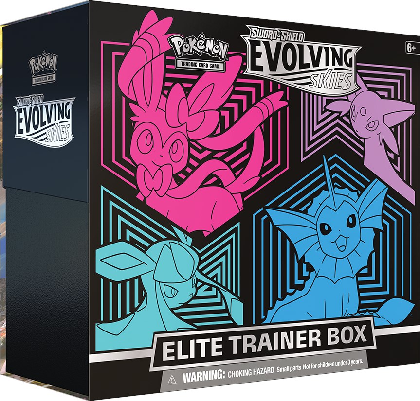 Sword & Shield: Evolving Skies - Elite Trainer Box (Glaceon/Vaporeon/Sylveon/Espeon)