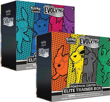 Evolving Skies Pokemon Center Elite Trainer Box Set of 2 Exclusive () [SWSH07]