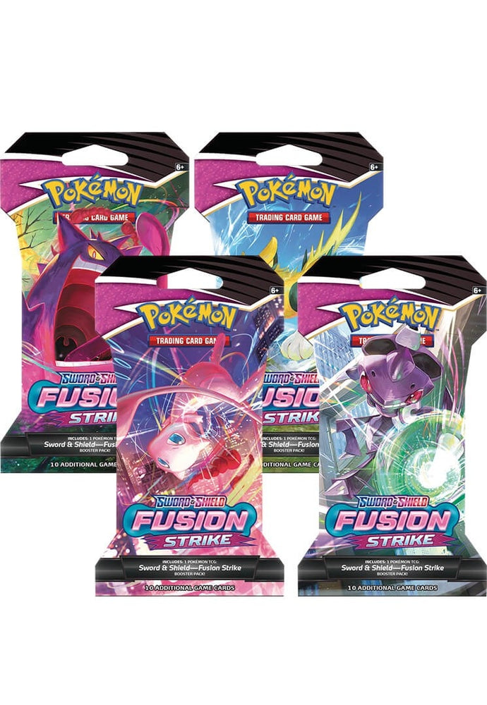 Fusion Strike Sleeved Booster Pack Art Bundle Set of 4 () [SWSH08]