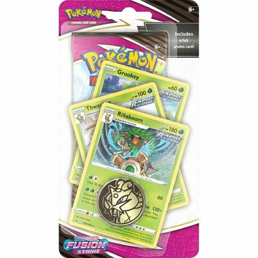 Sword & Shield: Fusion Strike - Single Pack Blister (Rillaboom, Thwackey, Grookey)