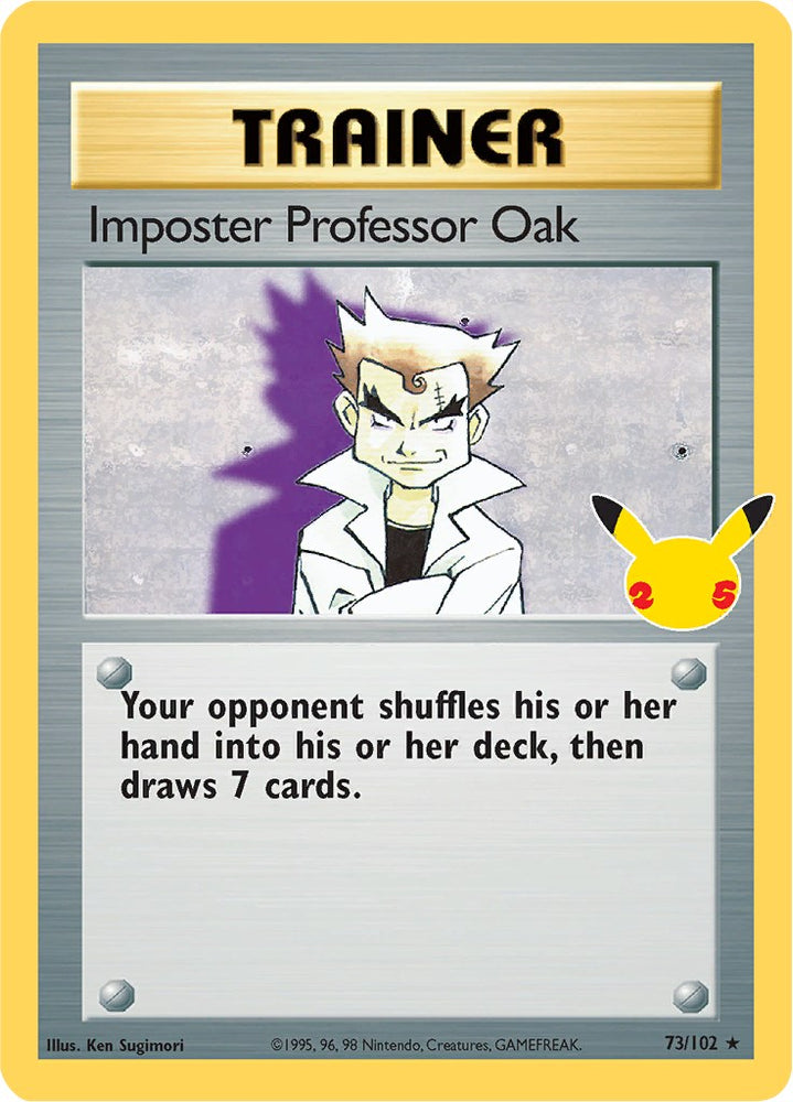 Imposter Professor Oak (73/102) [Celebrations: 25th Anniversary - Classic Collection]