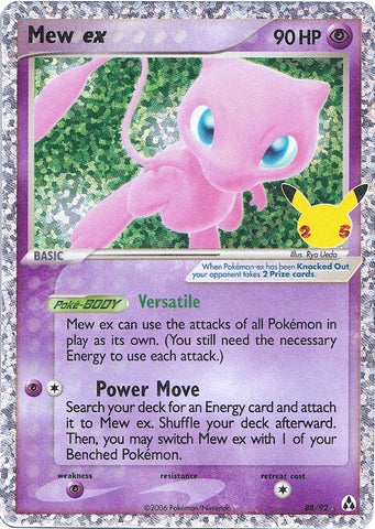 Mew ex (88/92) [Celebrations: 25th Anniversary - Classic Collection]