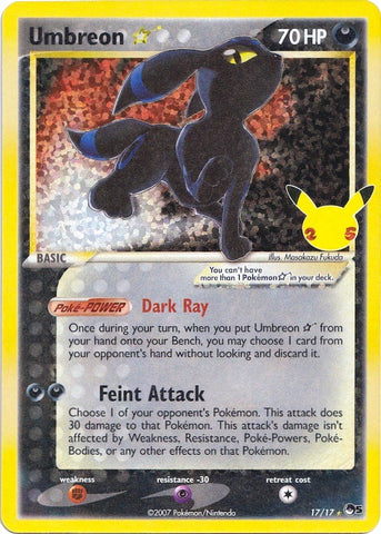 Umbreon (17/17) (Star) [Celebrations: 25th Anniversary - Classic Collection]