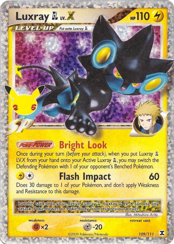 Luxray GL LV.X (109/111) [Celebrations: 25th Anniversary - Classic Collection]