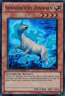 Sunlight Unicorn German Sonnenlicht Einhorn (AC11-DE014) [AC11]