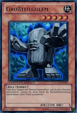 Big Piece Golem German Grossteilgolem (AC11-DE017) [AC11]