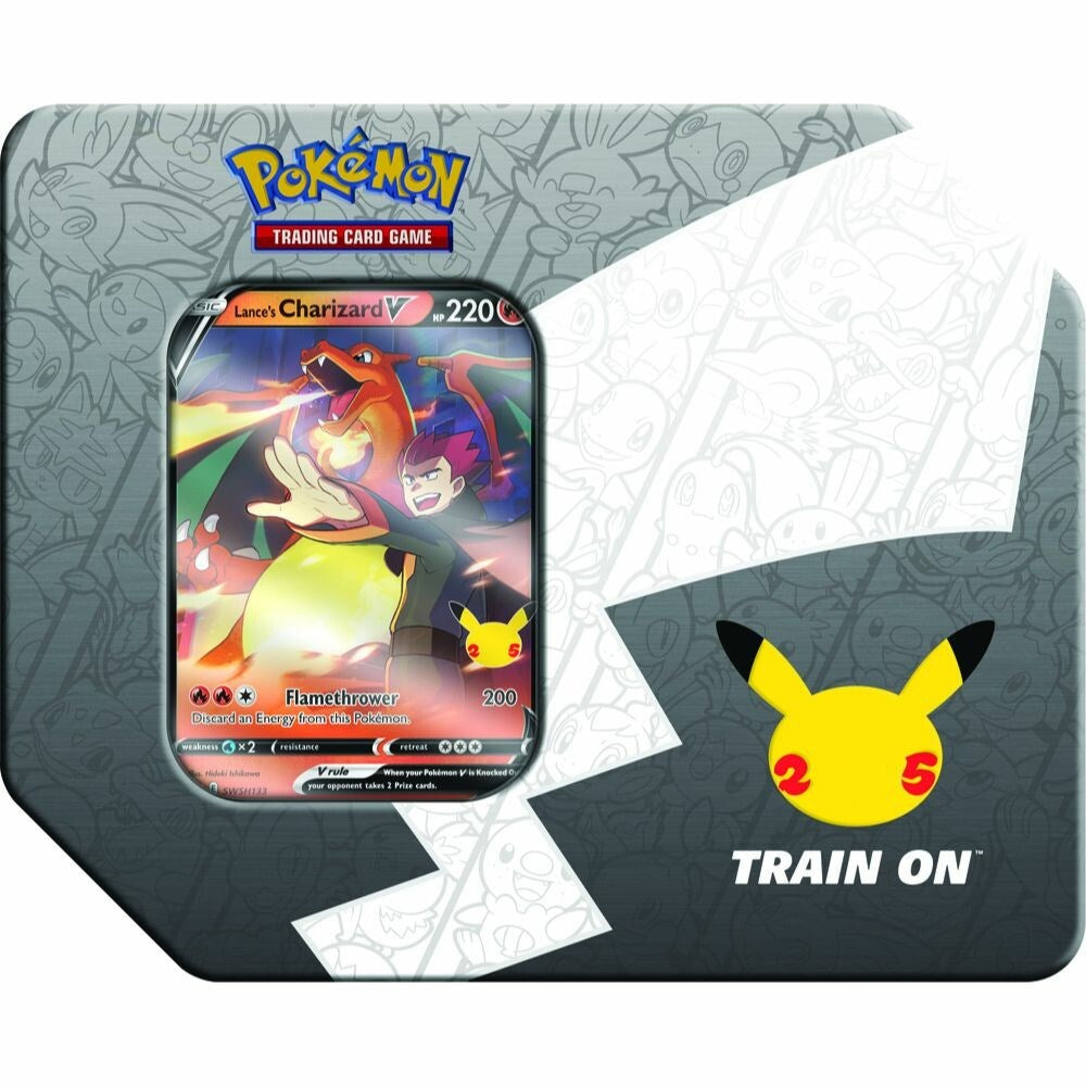 Celebrations: 25th Anniversary - Tin (Lance's Charizard V)