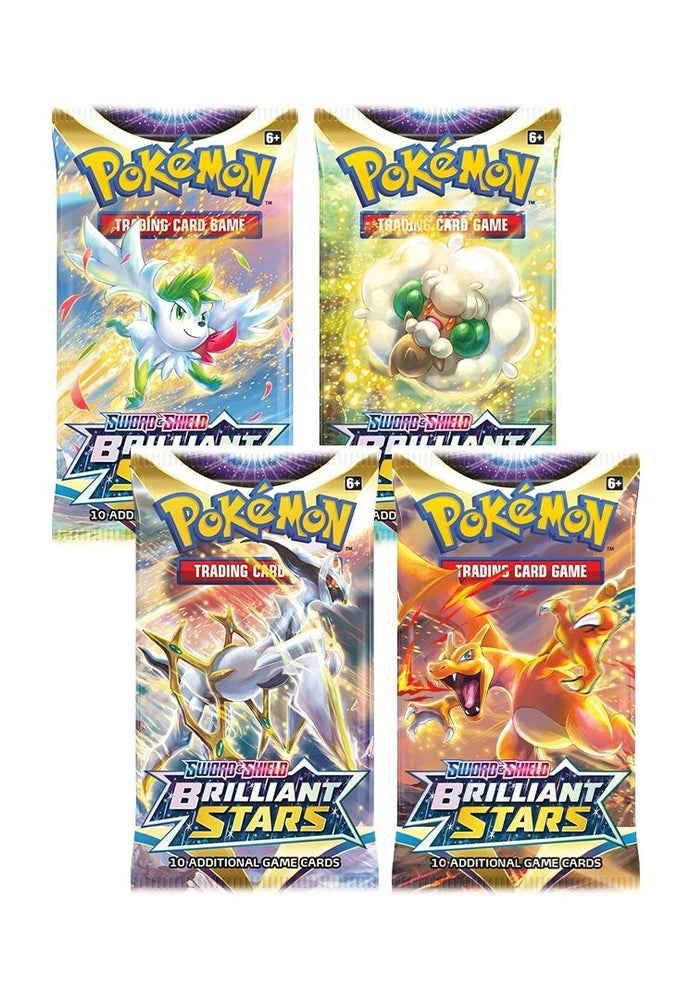 Brilliant Stars Booster Pack Art Bundle Set of 4 () [SWSH09]