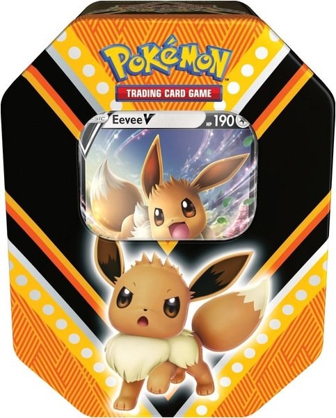 Sword & Shield - V Powers Tin (Eevee V) (International Version)