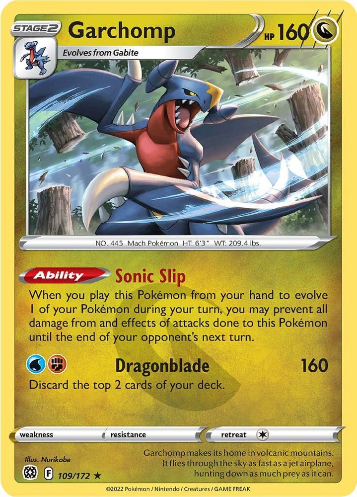 Garchomp (109/172) [Sword & Shield: Brilliant Stars]