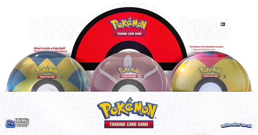 Poke Ball Tin Display (2022)