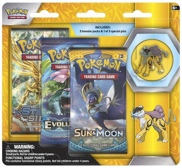 Collector's Pin 3-Pack Blister (Raikou)