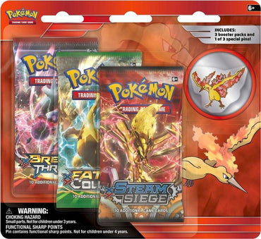 Collector's Pin 3-Pack Blister (Moltres)