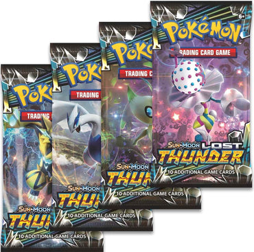 Lost Thunder Booster Pack Art Bundle Set of 4 () [SM8]