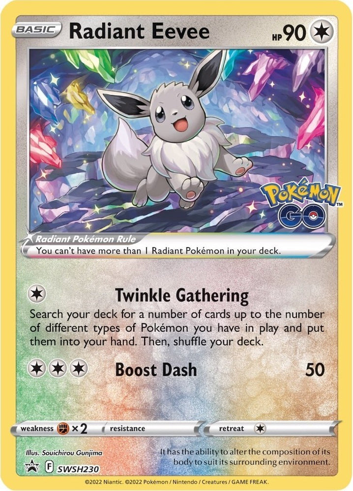 Radiant Eevee (SWSH230) [Sword & Shield: Black Star Promos]