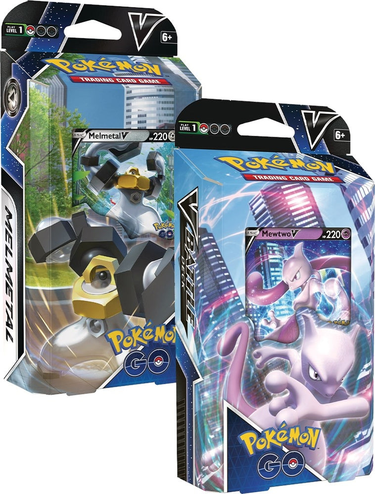 Pokemon GO Melmetal V Mewtwo V Battle Decks Set of 2 () [PGO]