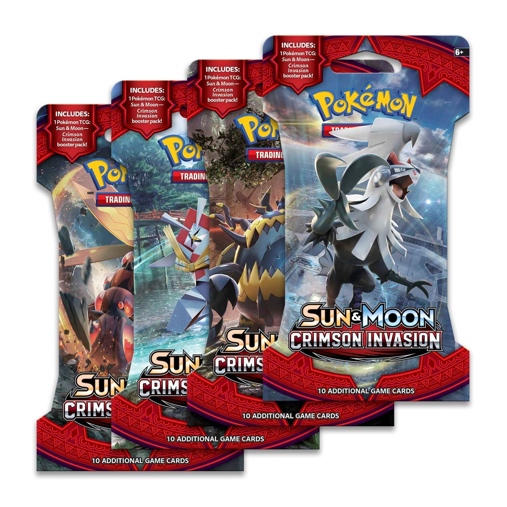 Crimson Invasion Sleeved Booster Pack Art Bundle Set of 4 () [SM04]