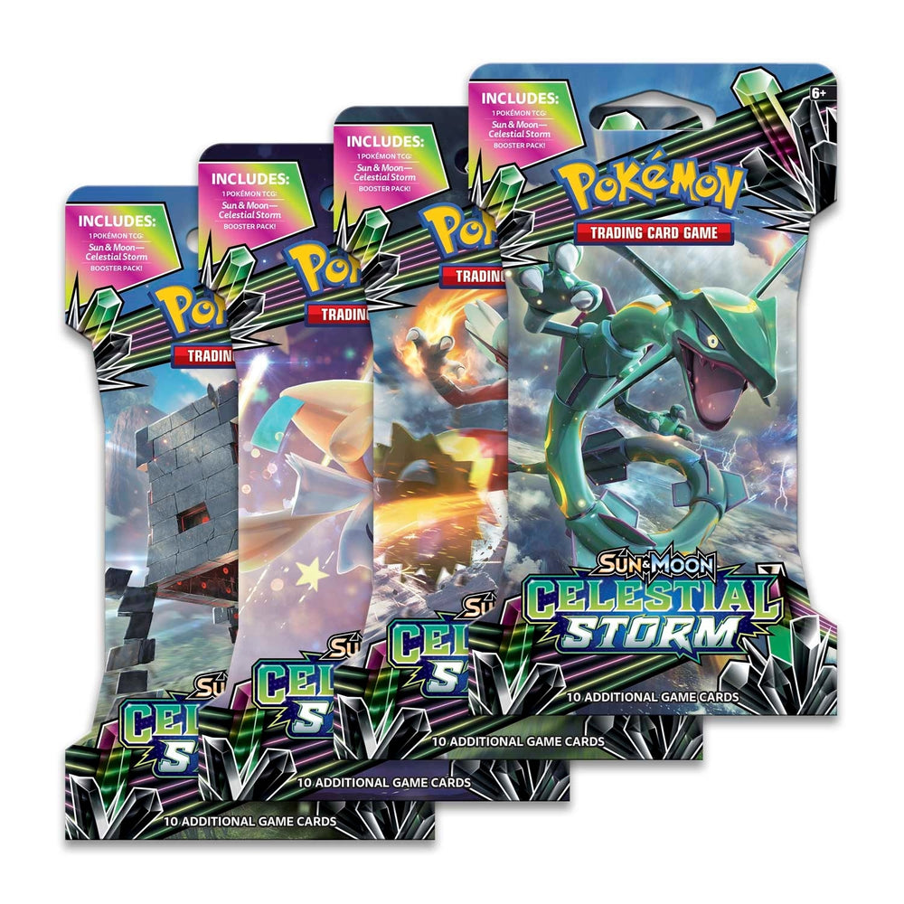 Celestial Storm Sleeved Booster Pack Art Bundle Set of 4 () [CES]