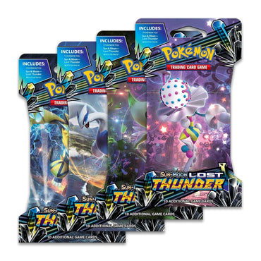 Lost Thunder Sleeved Booster Pack Art Bundle Set of 4 () [SM8]