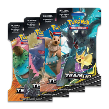 Team Up Sleeved Booster Pack Art Bundle Set of 4 () [SM9]