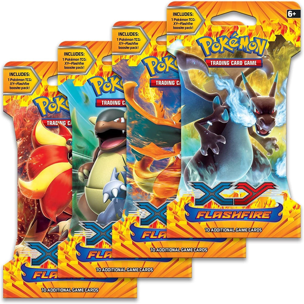 Flashfire Sleeved Booster Pack Art Bundle Set of 4 () [FLF]