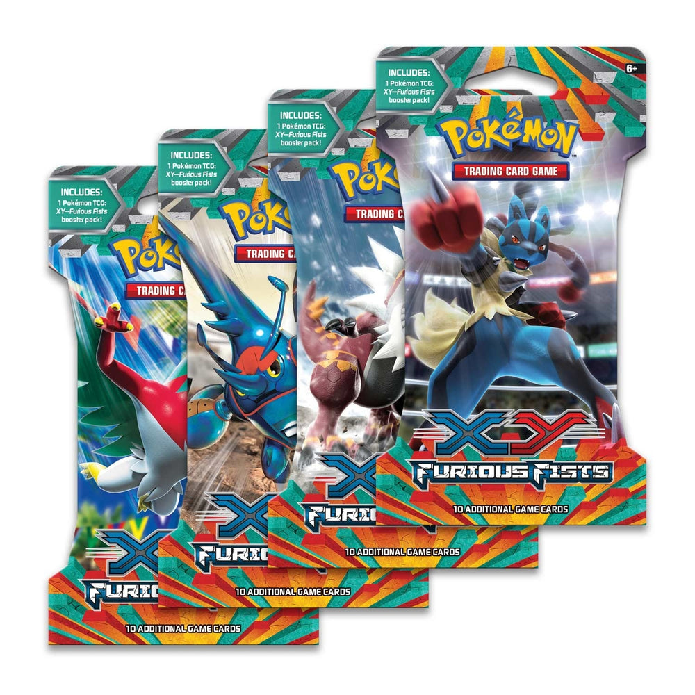 Furious Fists Sleeved Booster Pack Art Bundle Set of 4 () [FFI]