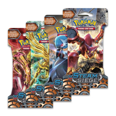 Steam Siege Sleeved Booster Pack Art Bundle Set of 4 () [STS]