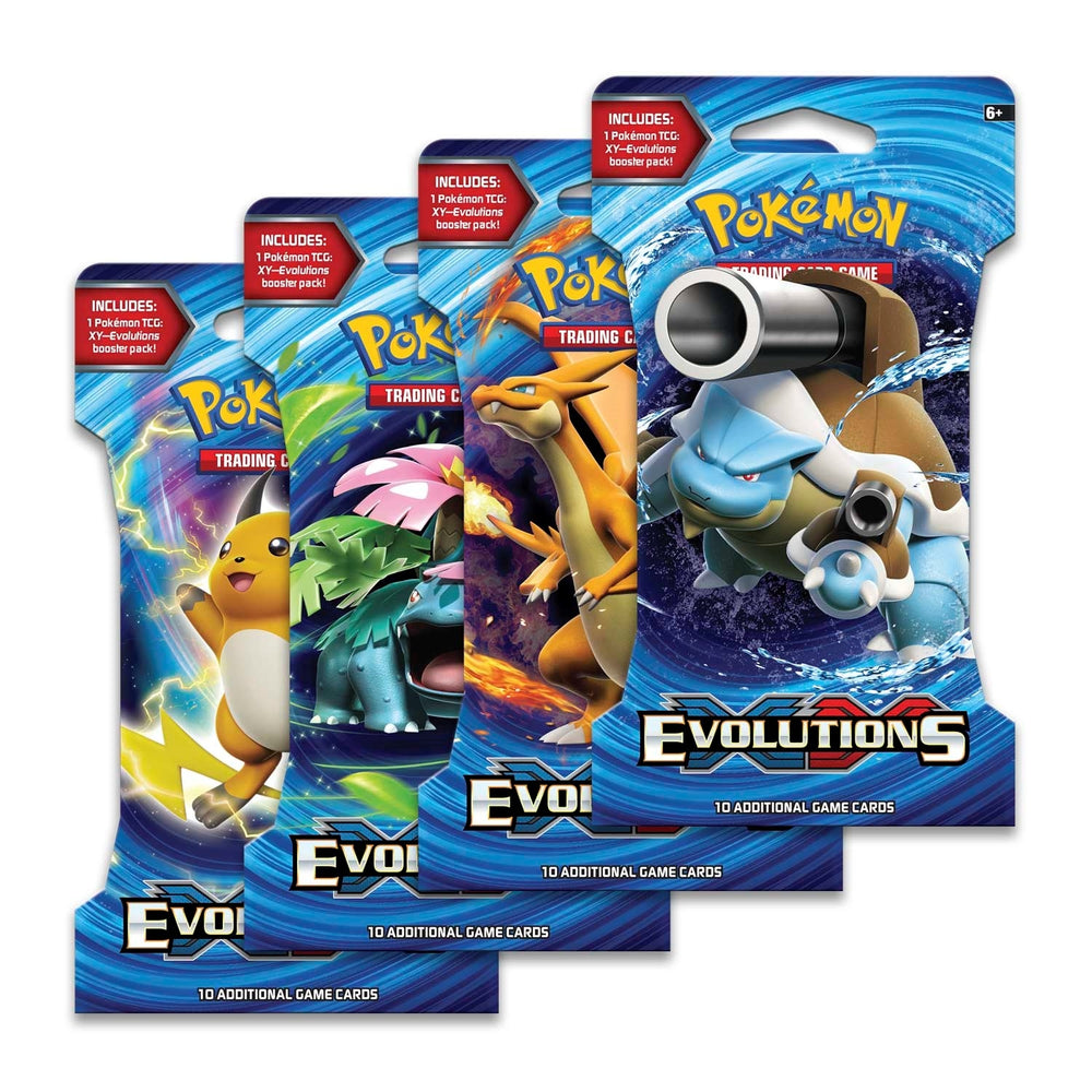 Evolutions Sleeved Booster Pack Art Bundle Set of 4 () [EVO]