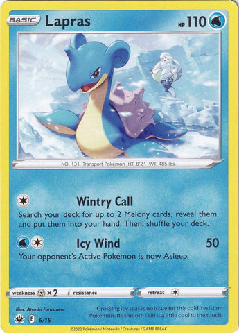 Lapras (6/15) [McDonald's Promos: Match Battle]