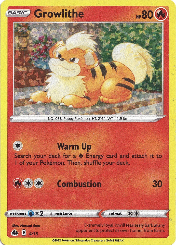 Growlithe (4/15) [McDonald's Promos: Match Battle]