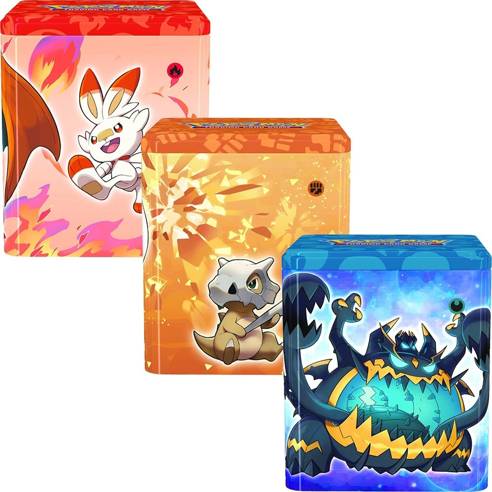 Pokemon Stacking Tins Fighting Fire Darkness Set of 3 () [SWSH11]