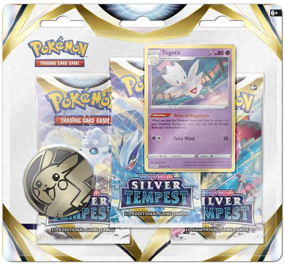 Sword & Shield: Silver Tempest - 3-Pack Blisters (Togetic)