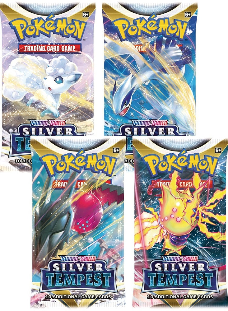 Silver Tempest Booster Pack Art Bundle Set of 4 () [SWSH12]