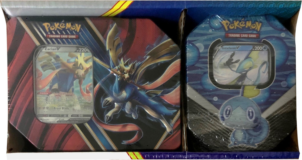 Legends of Galar/Galar Partners - 2-Pack Tin (Zacian V & Inteleon V)