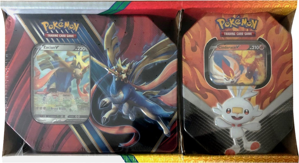 Legends of Galar/Galar Partners - 2-Pack Tin (Zacian V & Cinderace V)