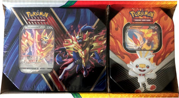 Legends of Galar Tin plus Galar Partners Tin 2 pack Zamazenta V Cinderace V Retail Exclusive () [SWSH01]