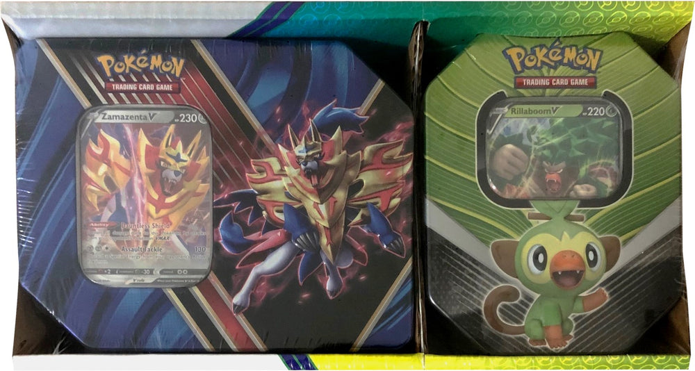 Legends of Galar/Galar Partners - 2-Pack Tin (Zamazenta V & Rillaboom V)